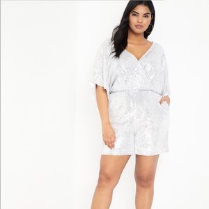 Eloquii Sequin Jumpsuit